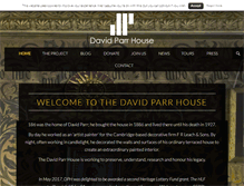 Tablet Screenshot of davidparrhouse.org